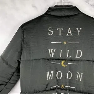***HOST PICK 4/29/23 *** Spiritual Gangster “Stay Wild Moon Child”Puffer  Boho XS